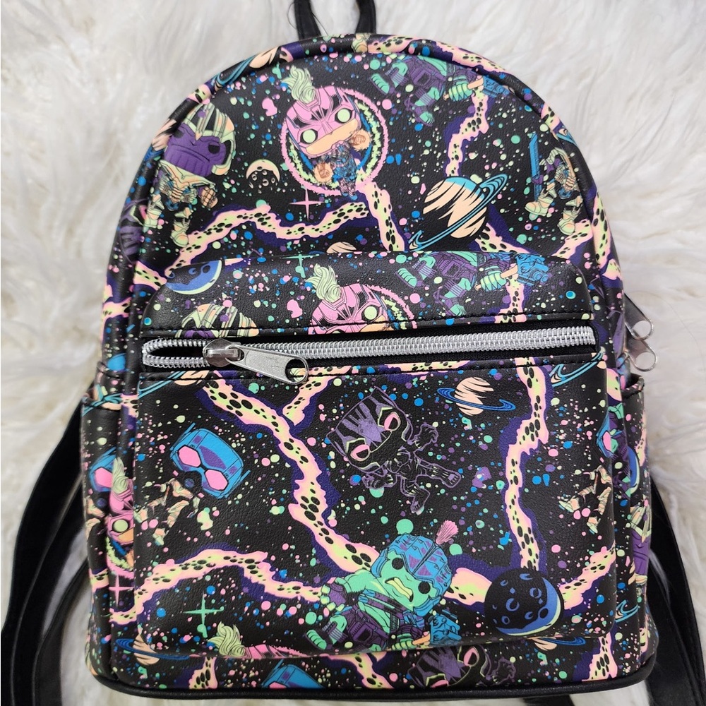 Colorful Space-Themed Backpack